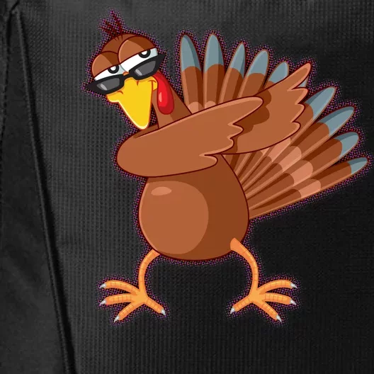 Thanksgiving Dabbing Turkey City Backpack