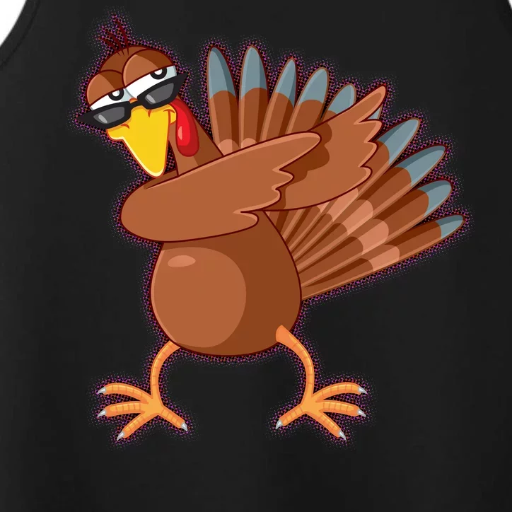 Thanksgiving Dabbing Turkey Performance Tank