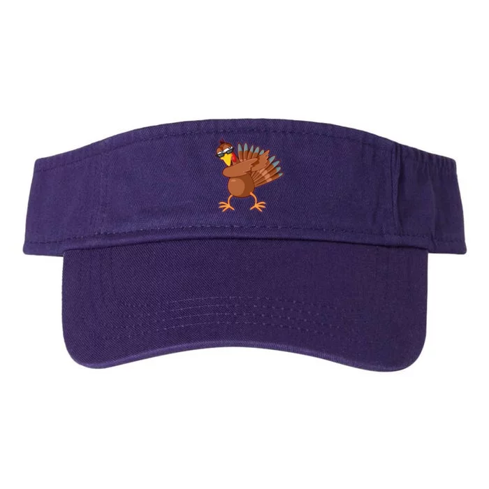 Thanksgiving Dabbing Turkey Valucap Bio-Washed Visor