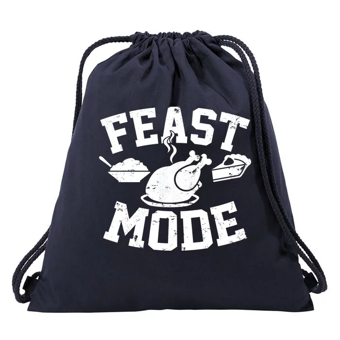 Thanksgiving Feast Mode Drawstring Bag