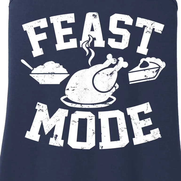 Thanksgiving Feast Mode Ladies Essential Tank