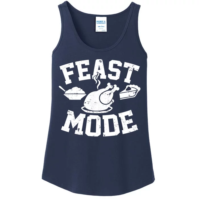 Thanksgiving Feast Mode Ladies Essential Tank