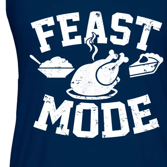 Thanksgiving Feast Mode Ladies Essential Flowy Tank