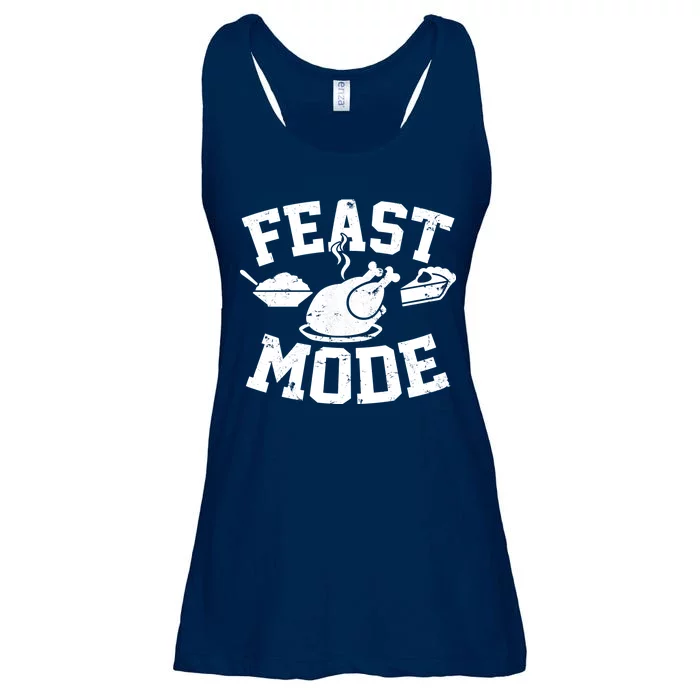 Thanksgiving Feast Mode Ladies Essential Flowy Tank