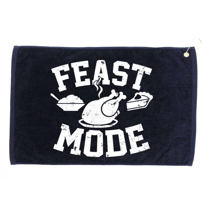 Thanksgiving Feast Mode Grommeted Golf Towel