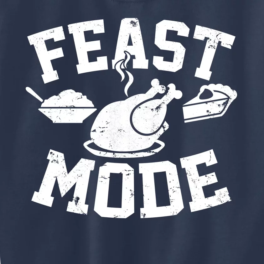 Thanksgiving Feast Mode Kids Sweatshirt