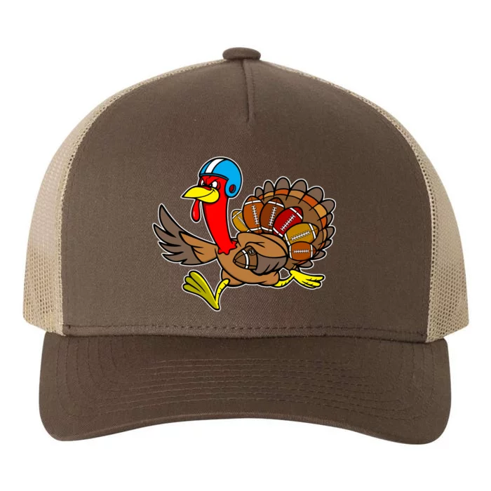 Thanksgiving Football Turkey Yupoong Adult 5-Panel Trucker Hat