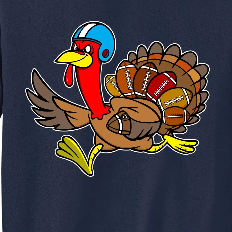 Thanksgiving Football Turkey Tall Sweatshirt