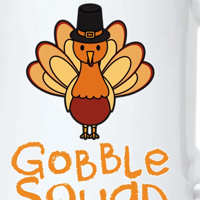 Thanksgiving Gobble Squad Black Color Changing Mug