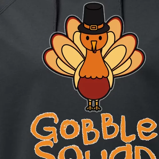 Thanksgiving Gobble Squad Performance Fleece Hoodie