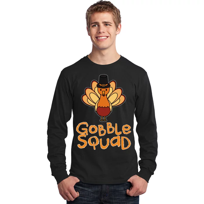 Thanksgiving Gobble Squad Long Sleeve Shirt