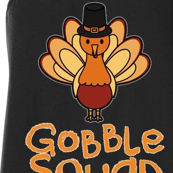 Thanksgiving Gobble Squad Women's Racerback Tank