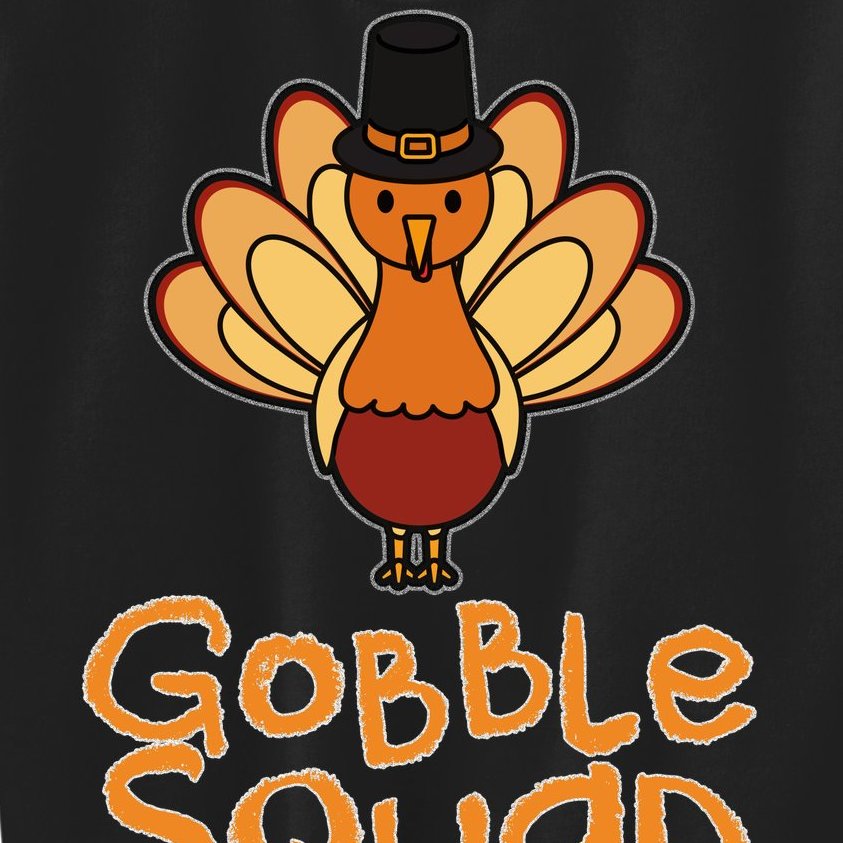 Thanksgiving Gobble Squad Kids Sweatshirt