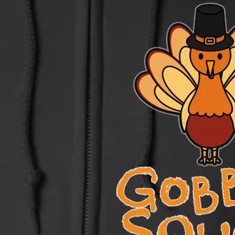 Thanksgiving Gobble Squad Full Zip Hoodie