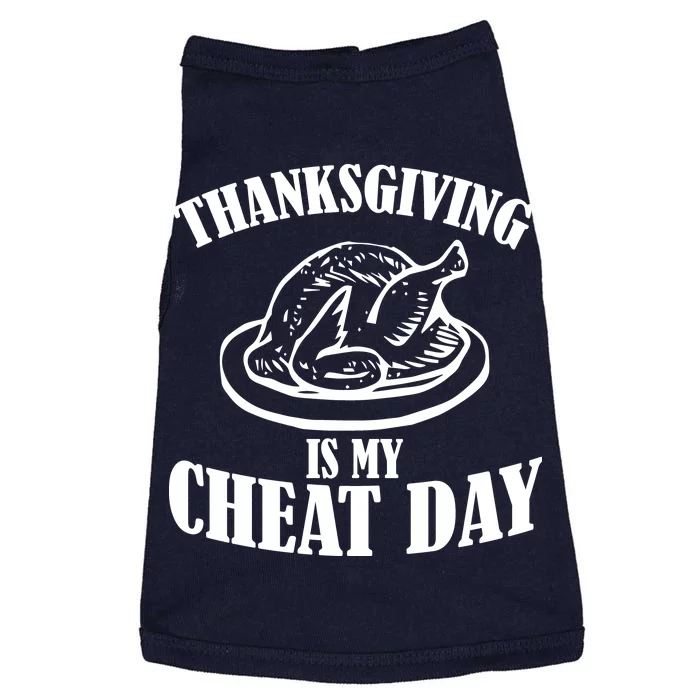 Thanksgiving is My Cheat Day Doggie Tank