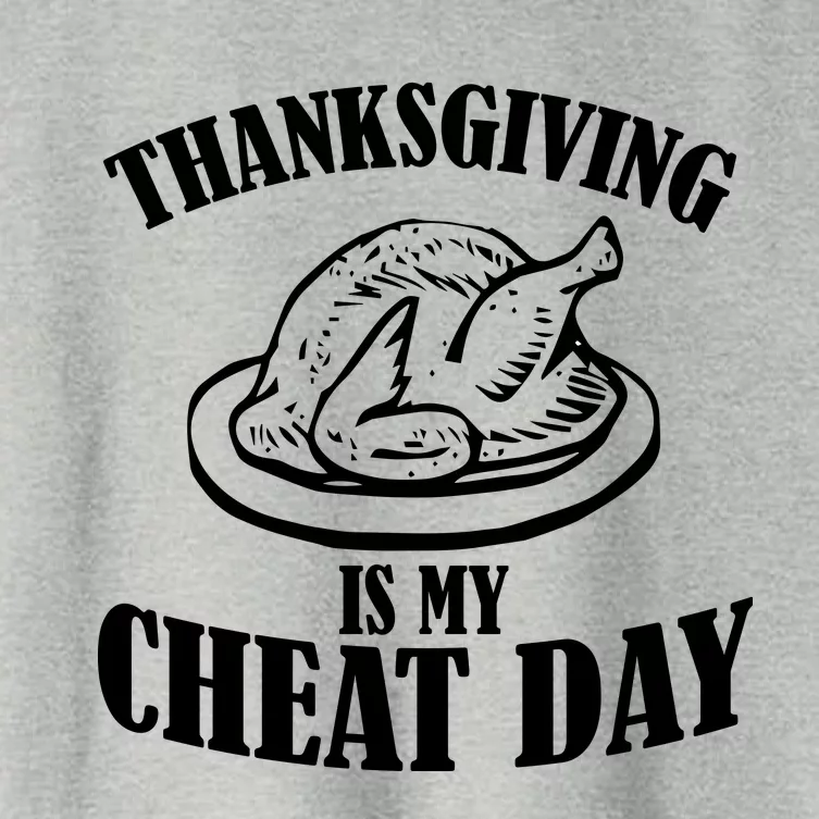 Thanksgiving is My Cheat Day Women's Crop Top Tee