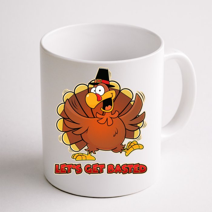 Thanksgiving Let's Get Basted Front & Back Coffee Mug