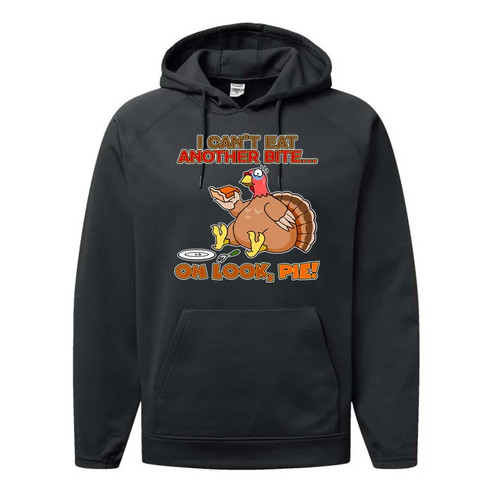 Thanksgiving Oh Look Pie! Performance Fleece Hoodie