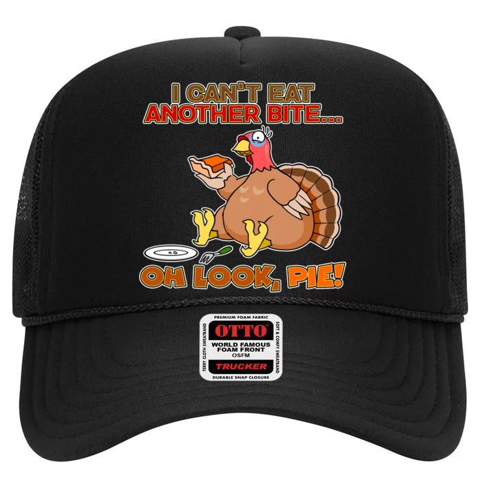 Thanksgiving Oh Look Pie! High Crown Mesh Trucker Hat