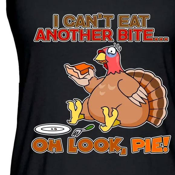 Thanksgiving Oh Look Pie! Ladies Essential Flowy Tank