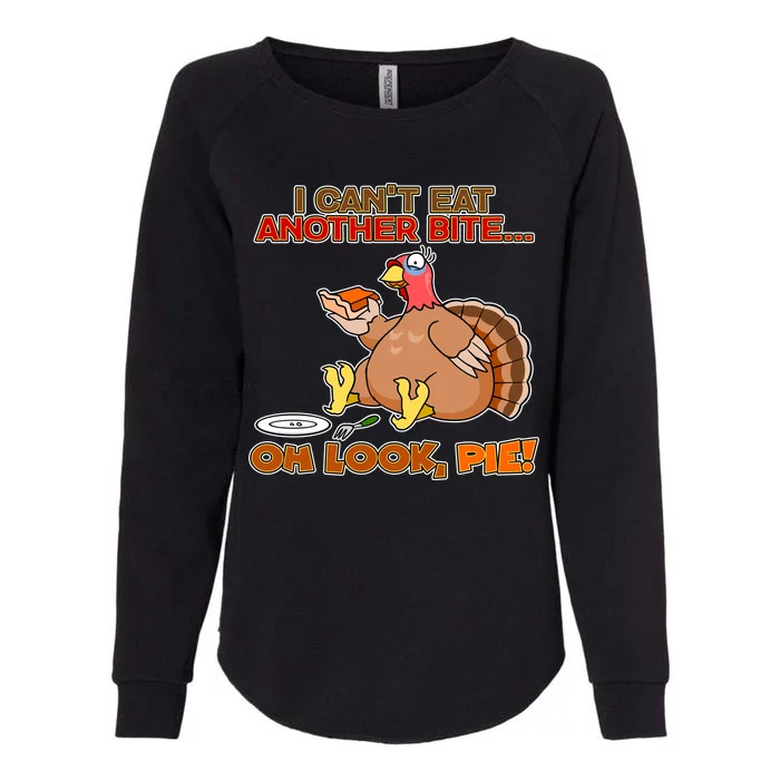 Thanksgiving Oh Look Pie! Womens California Wash Sweatshirt