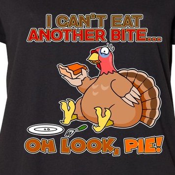 Thanksgiving Oh Look Pie! Women's Plus Size T-Shirt