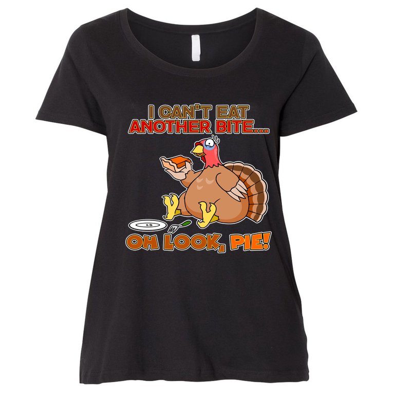Thanksgiving Oh Look Pie! Women's Plus Size T-Shirt