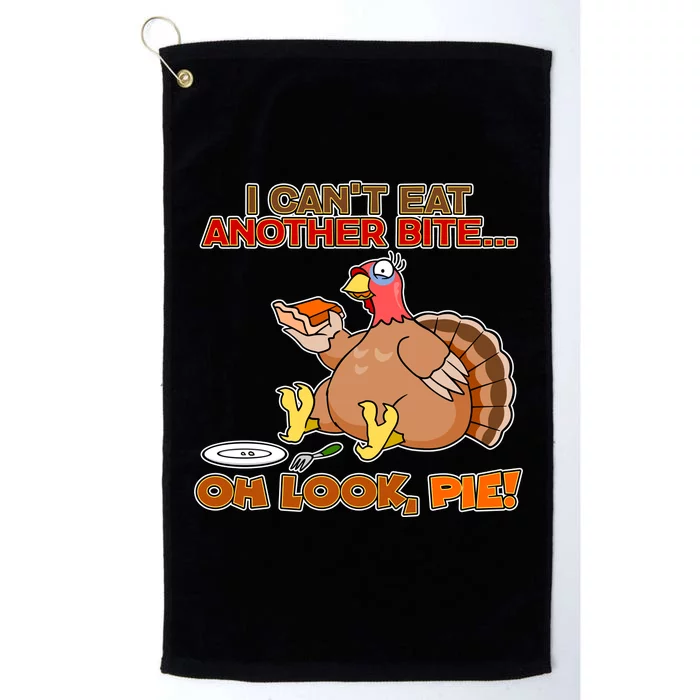 Thanksgiving Oh Look Pie! Platinum Collection Golf Towel