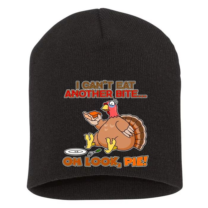 Thanksgiving Oh Look Pie! Short Acrylic Beanie