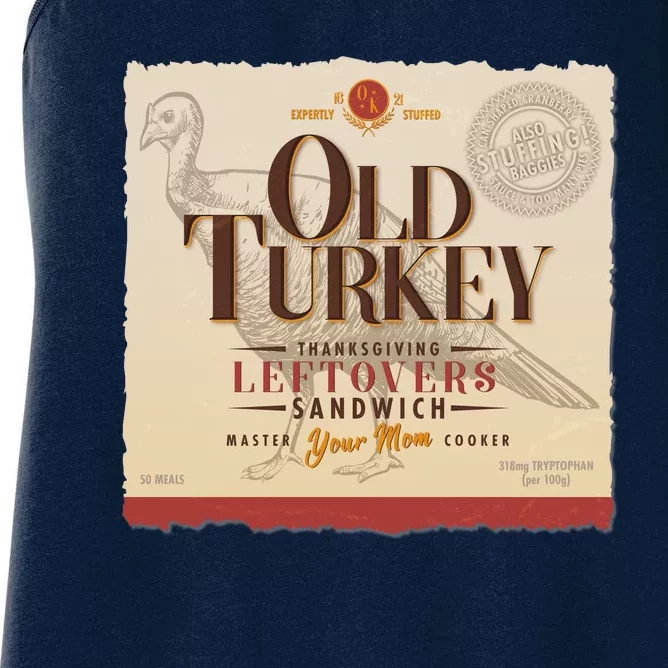 Thanksgiving Old Turkey Vintage Women's Racerback Tank