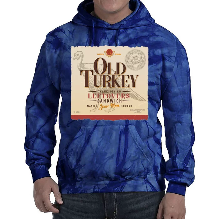 Thanksgiving Old Turkey Vintage Tie Dye Hoodie