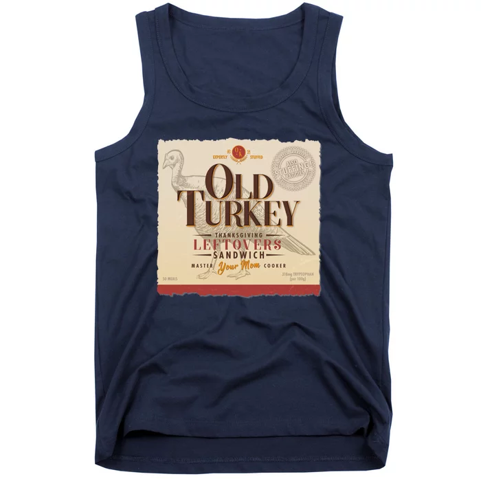 Thanksgiving Old Turkey Vintage Tank Top