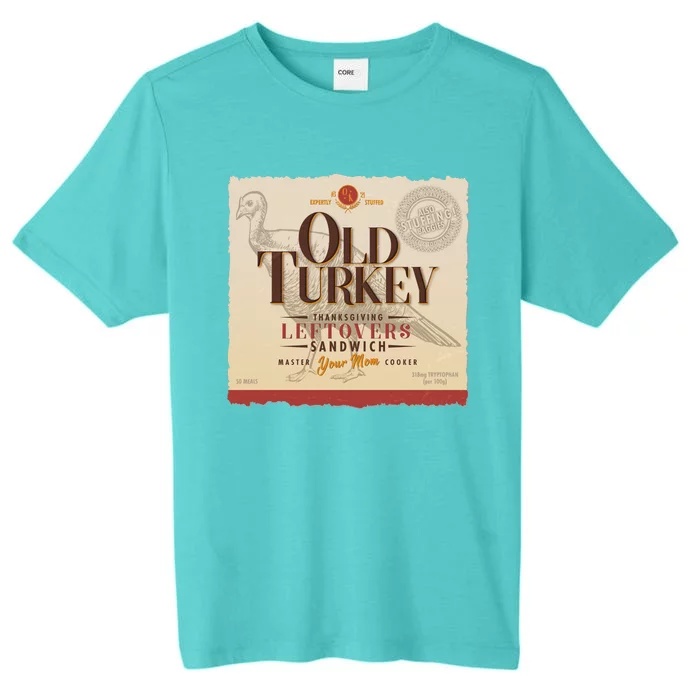 Thanksgiving Old Turkey Vintage ChromaSoft Performance T-Shirt