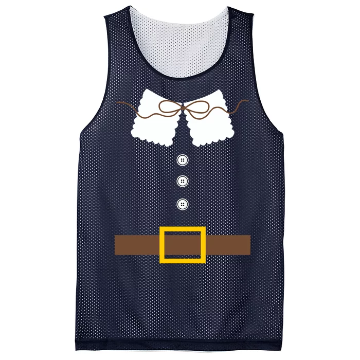 Thanksgiving Pilgrim Costume Mesh Reversible Basketball Jersey Tank