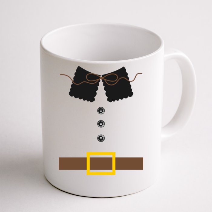 Thanksgiving Pilgrim Costume Front & Back Coffee Mug