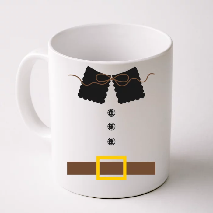 Thanksgiving Pilgrim Costume Front & Back Coffee Mug