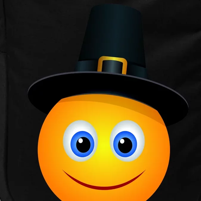 Thanksgiving Pilgrim Emoji Smiley Impact Tech Backpack