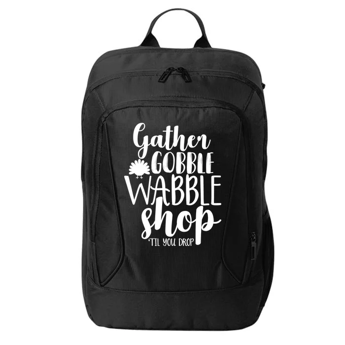 Thanksgiving Shopping City Backpack