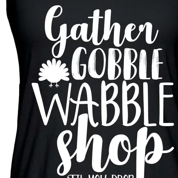 Thanksgiving Shopping Ladies Essential Flowy Tank