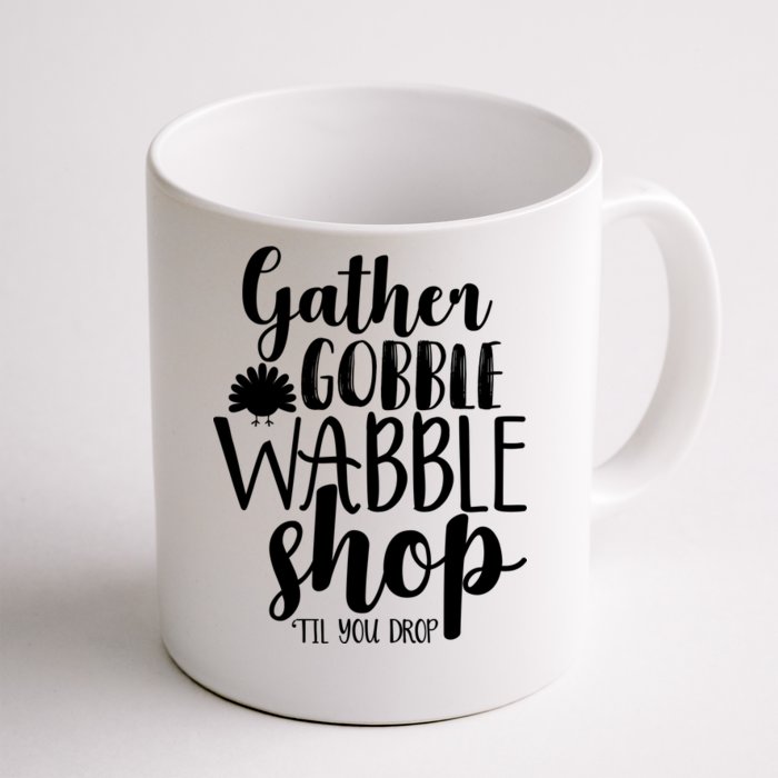 Thanksgiving Shopping Front & Back Coffee Mug