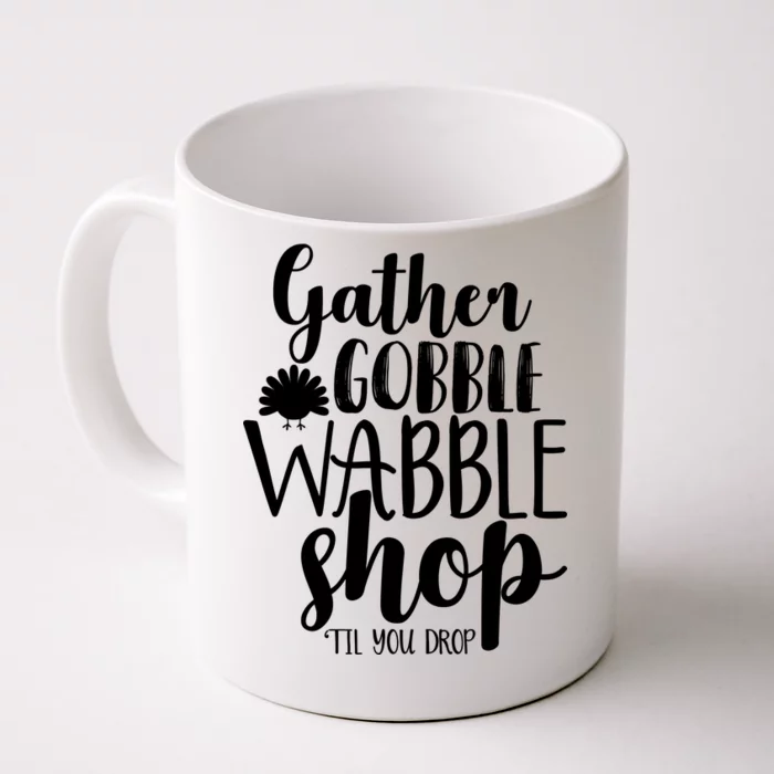 Thanksgiving Shopping Front & Back Coffee Mug