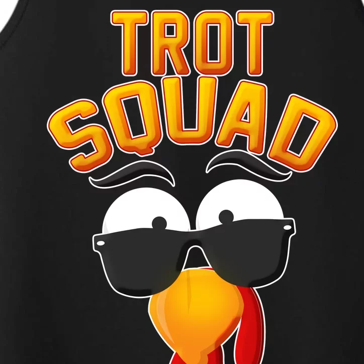 Thanksgiving Trot Squad Turkey Performance Tank