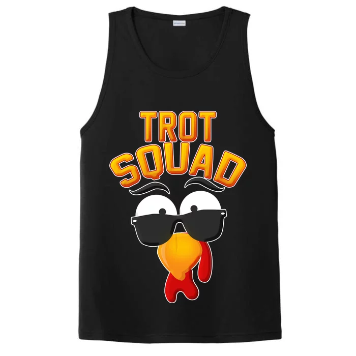 Thanksgiving Trot Squad Turkey Performance Tank