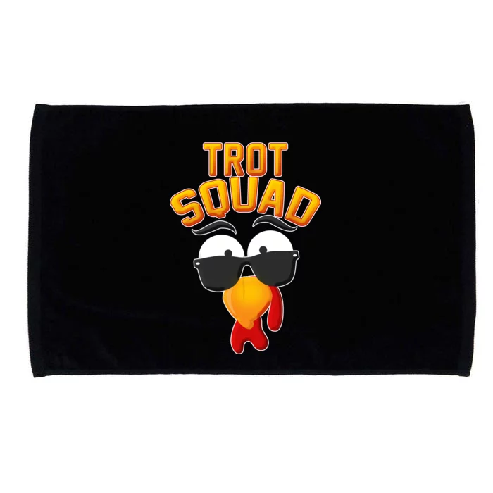 Thanksgiving Trot Squad Turkey Microfiber Hand Towel