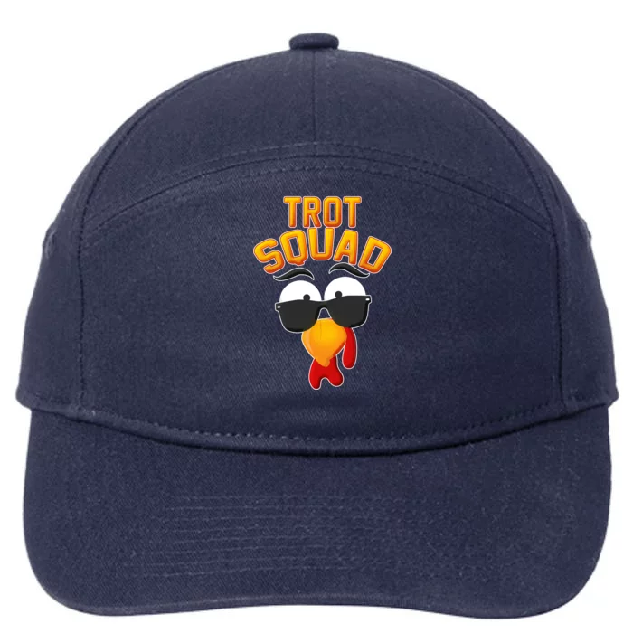 Thanksgiving Trot Squad Turkey 7-Panel Snapback Hat