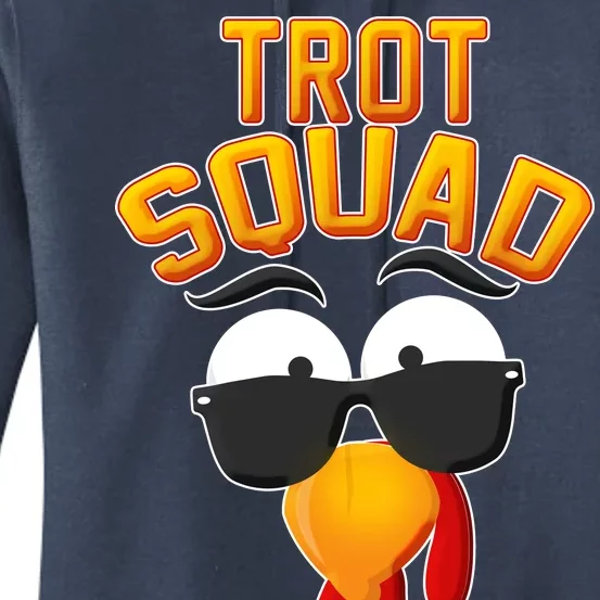 Thanksgiving Trot Squad Turkey Women's Pullover Hoodie