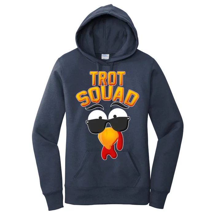 Thanksgiving Trot Squad Turkey Women's Pullover Hoodie