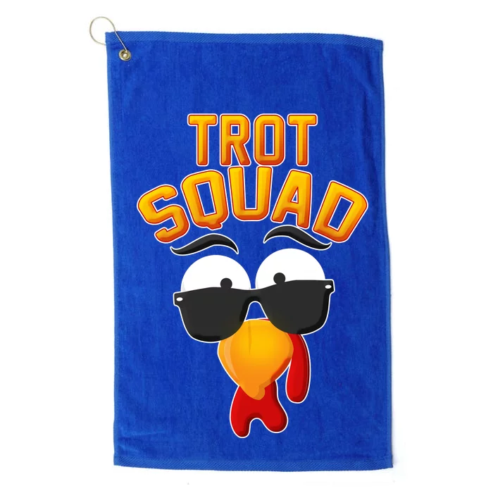 Thanksgiving Trot Squad Turkey Platinum Collection Golf Towel