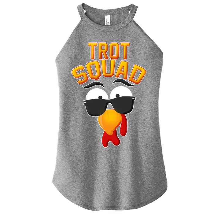 Thanksgiving Trot Squad Turkey Women’s Perfect Tri Rocker Tank