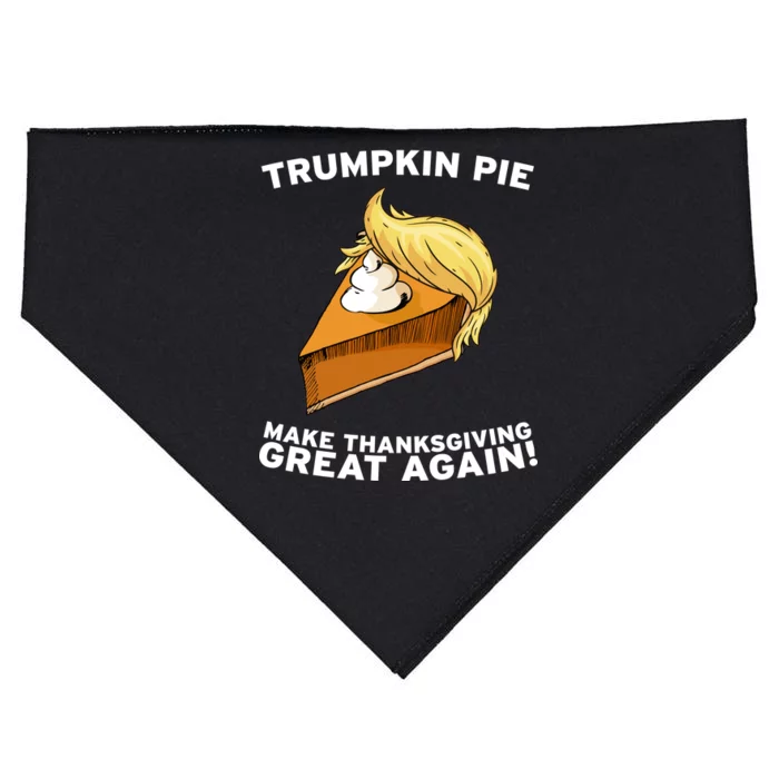 Thanksgiving Trumpkin Pie USA-Made Doggie Bandana